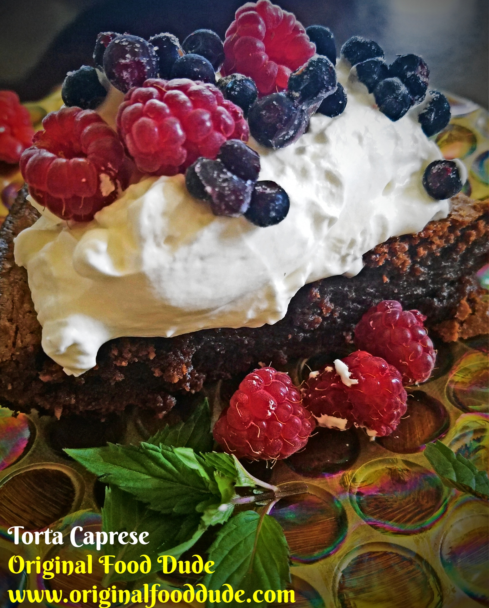 Torta Caprese (Chocolate Almond Cake) - Original Food Dude